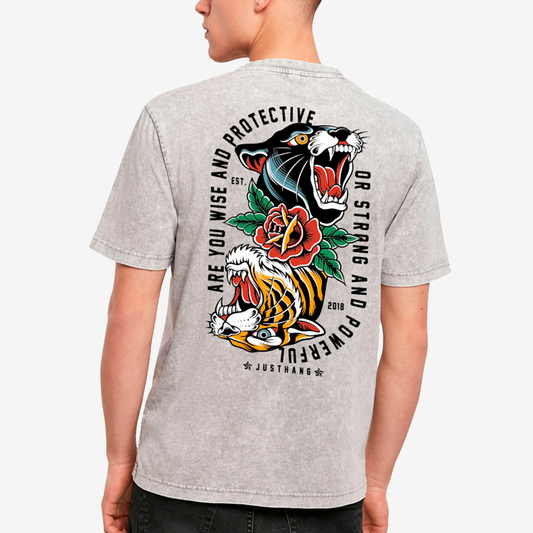JUSTHANG OVERSIZE MEN'S T-SHIRT JUSSTSH-PANTIGER