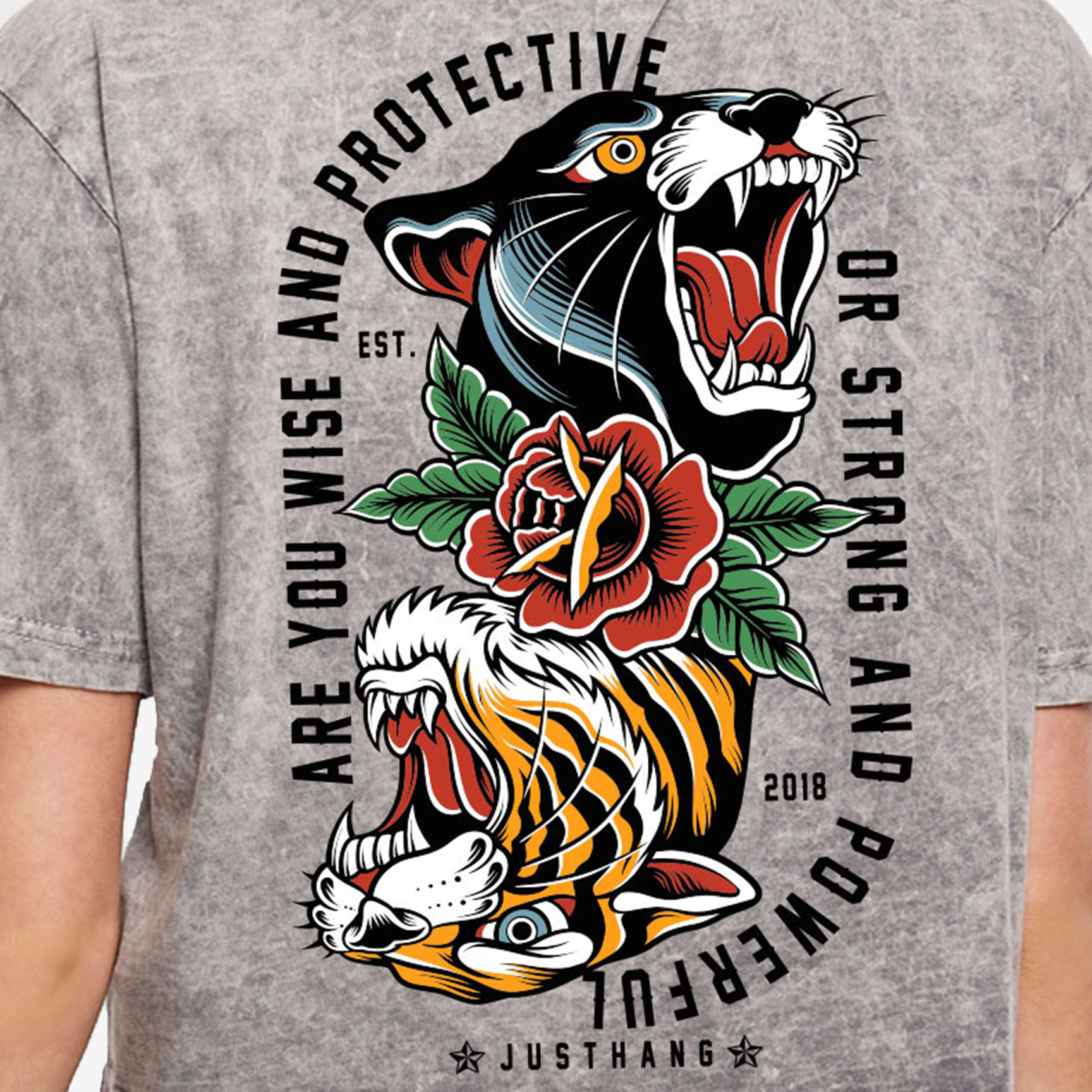 JUSTHANG OVERSIZE CROP TOP 