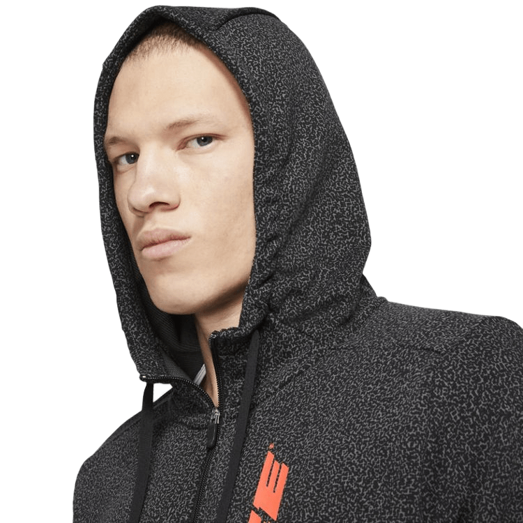 NIKE DRI-FIT SPORT CLASH FULL-ZIP PRINTED TRAINING HOODIE CZ1488-010