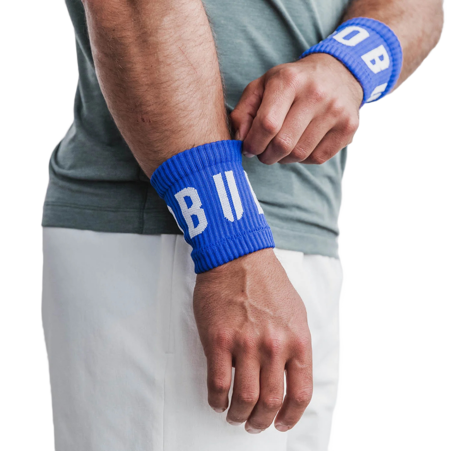 NOBULL Wrist Bands 4" NBWRIST4NEB-BLUE
