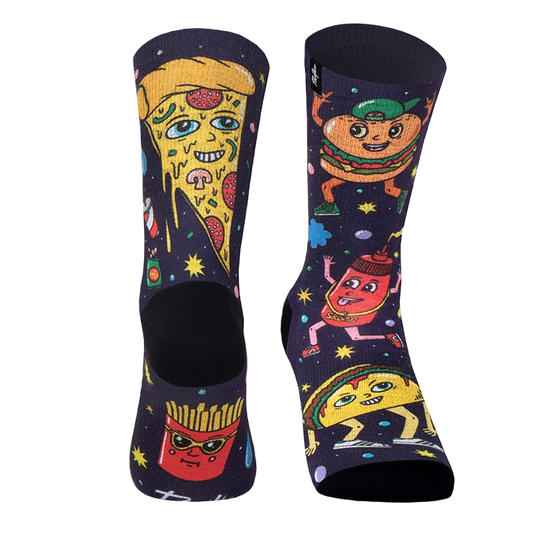 FAST FOOD PACIFIC & CO SOCKS FASTFOOD-MULTICOLOR