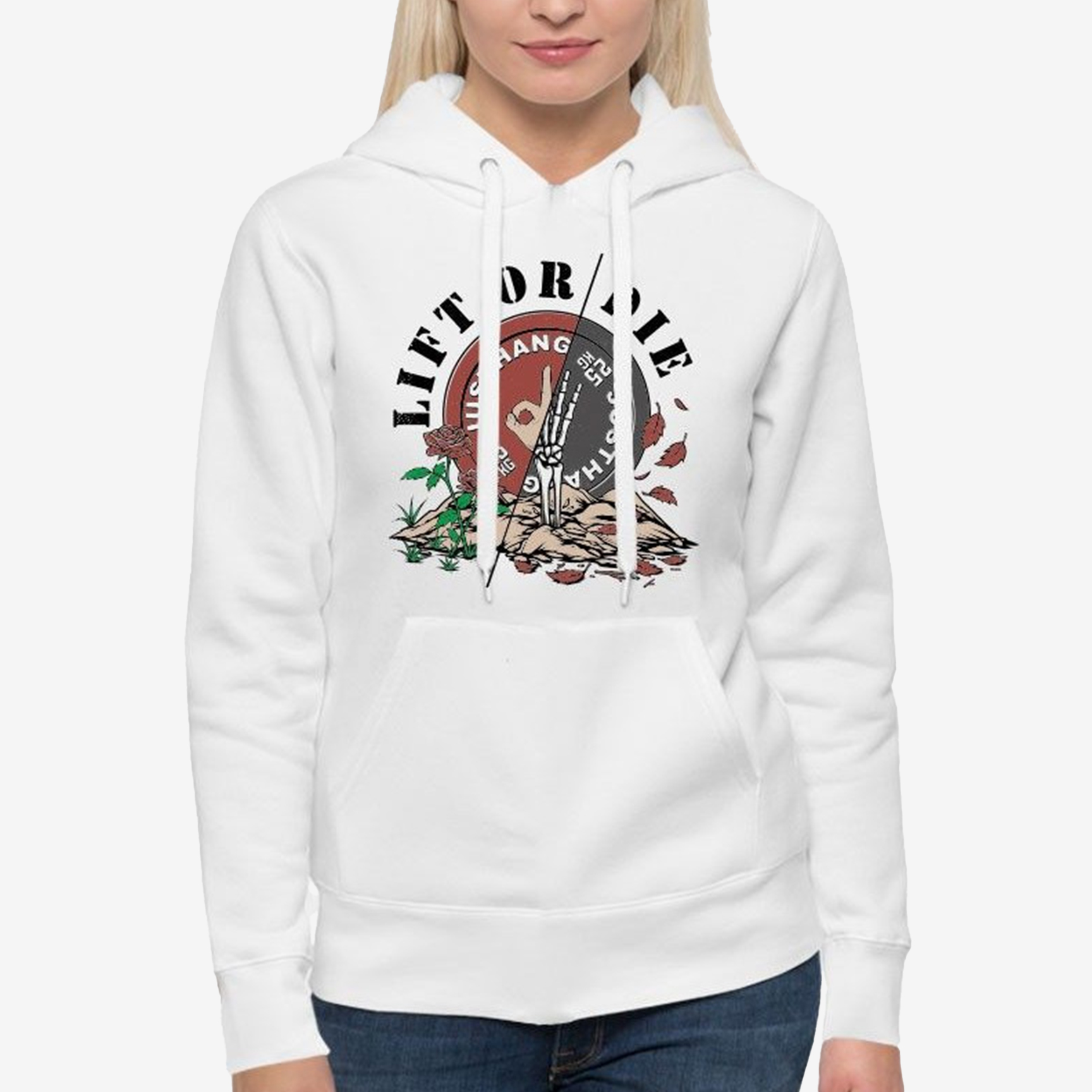 JUSTHANG LIFT OR DIE HOODIE JUSSWELOD-U
