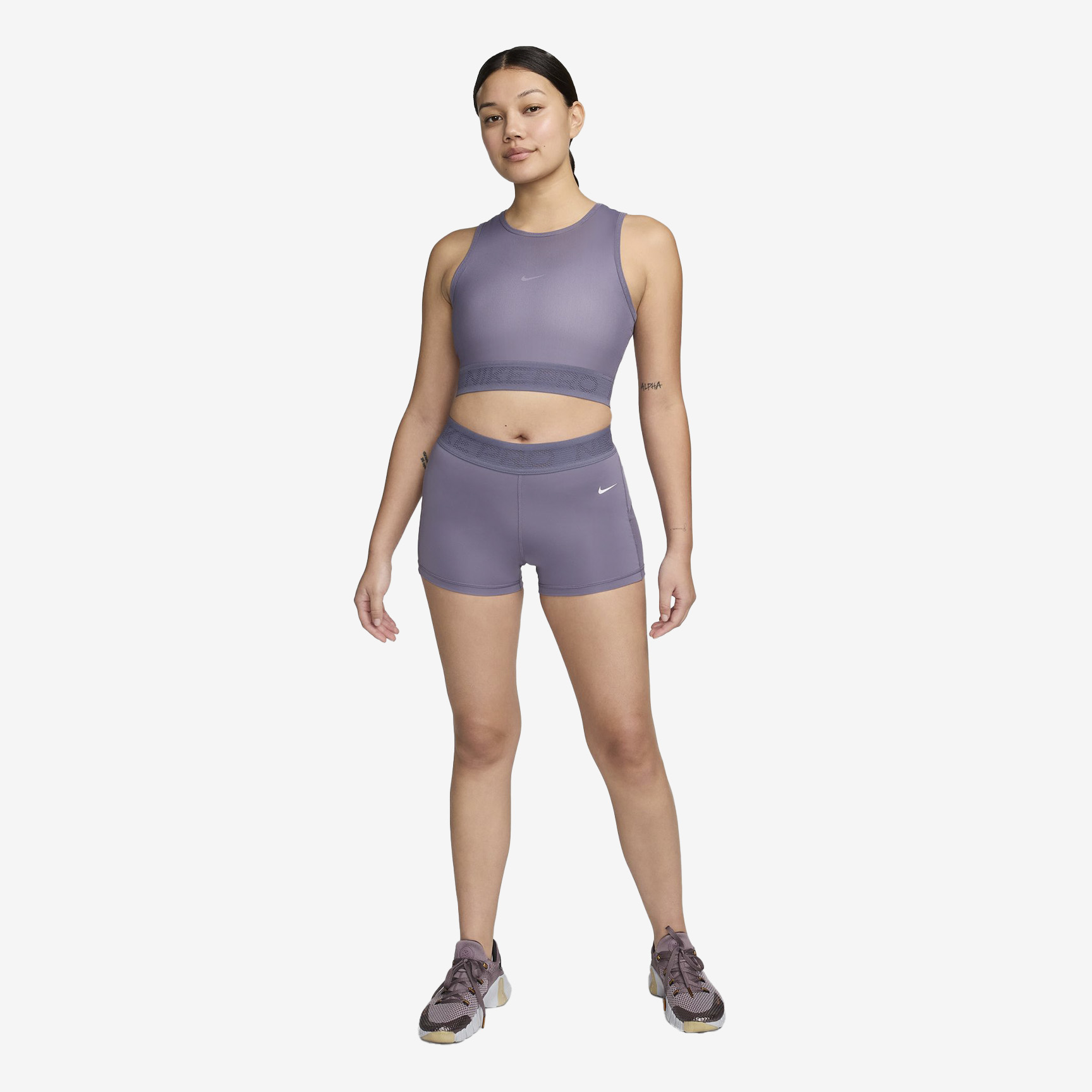 NIKE DRI-FIT MID WAIST SHORT - WOMEN FN3336-509