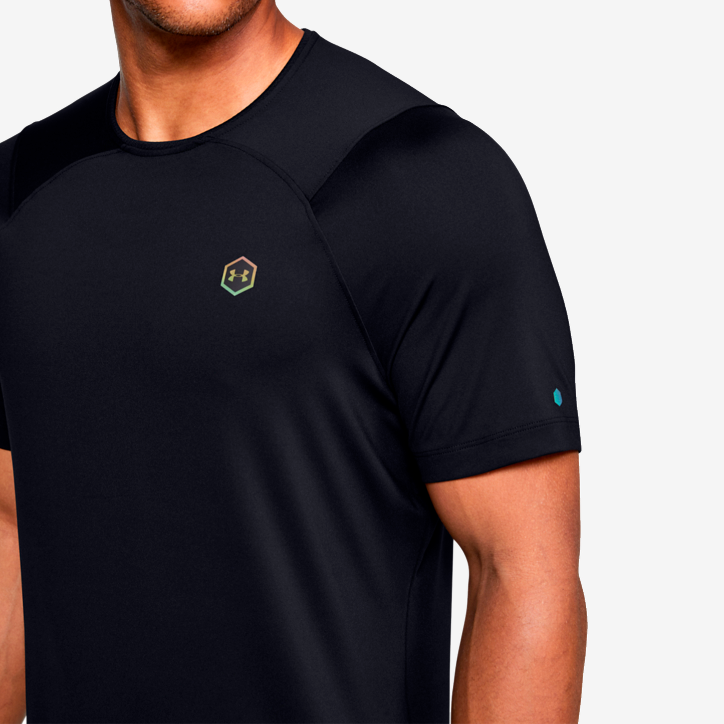 UNDER ARMOUR T-SHIRT  RUSH HEATGEAR FITTED 1353450-001