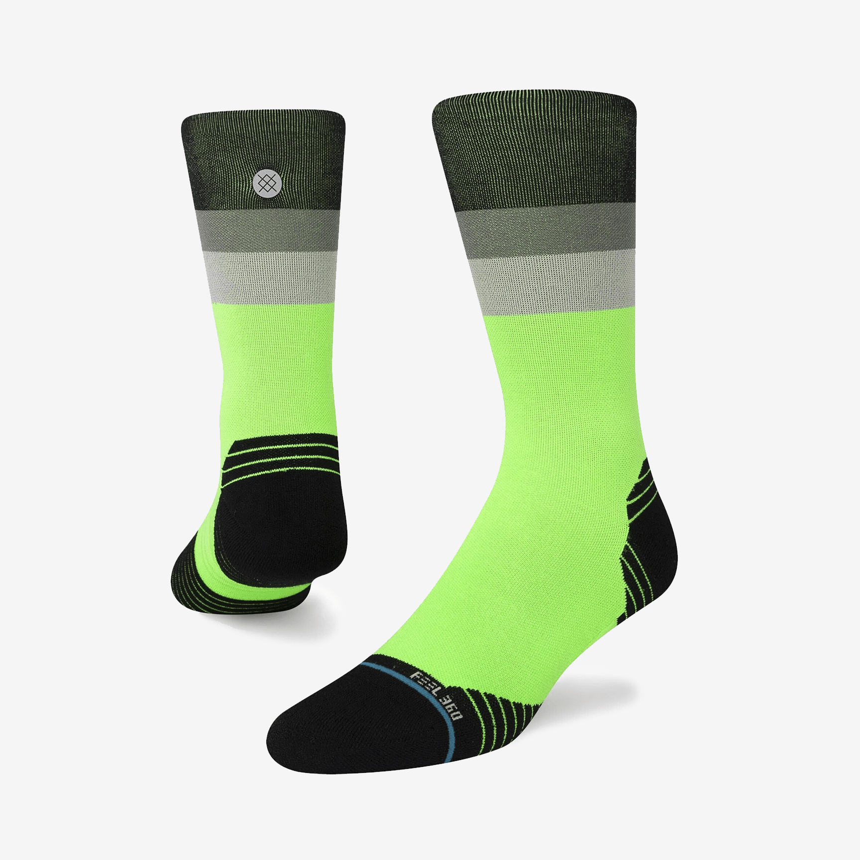 STANCE MAXED CREW SOCKS A448C22MAX-NEONGREEN