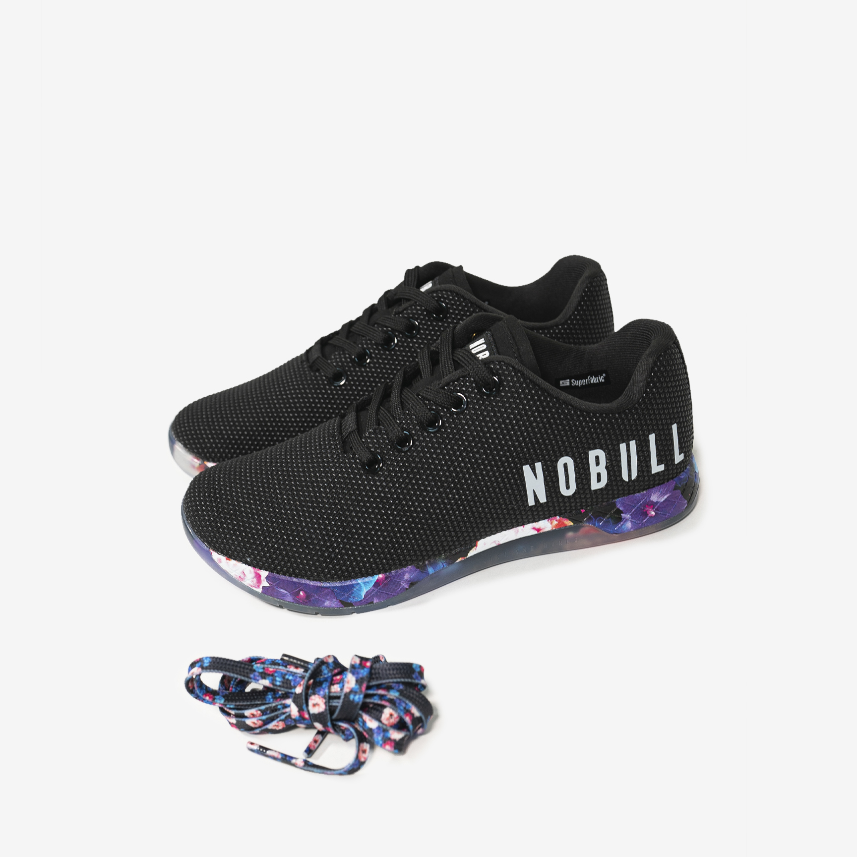 NOBULL BLACK SPACE FLORAL - WOMAN FSFBLKSPCFLR-BLACK