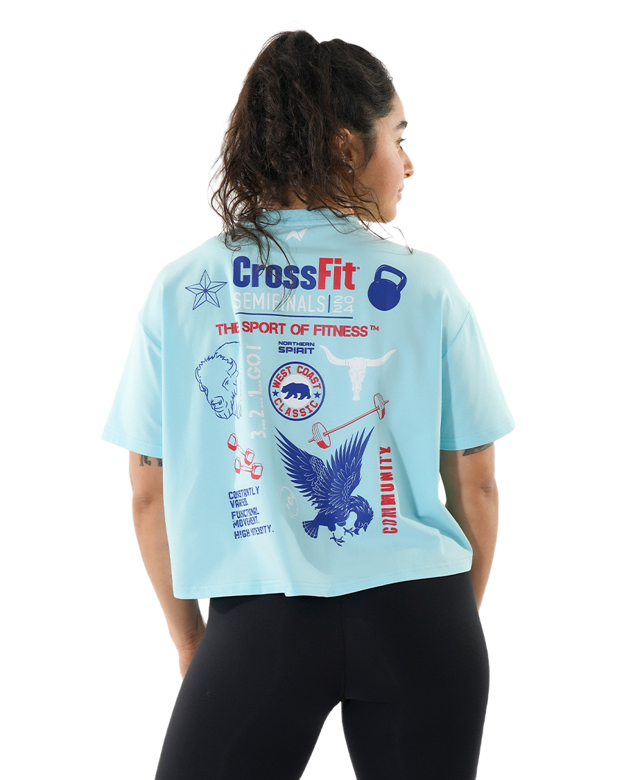 WOMEN'S OVERSIZED CROSSFIT® 2024 T-SHIRT NS-SF24-WT15-SOS-WCC