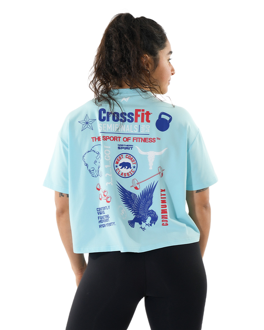 WOMEN'S OVERSIZED CROSSFIT® 2024 T-SHIRT NS-SF24-WT15-SOS-WCC