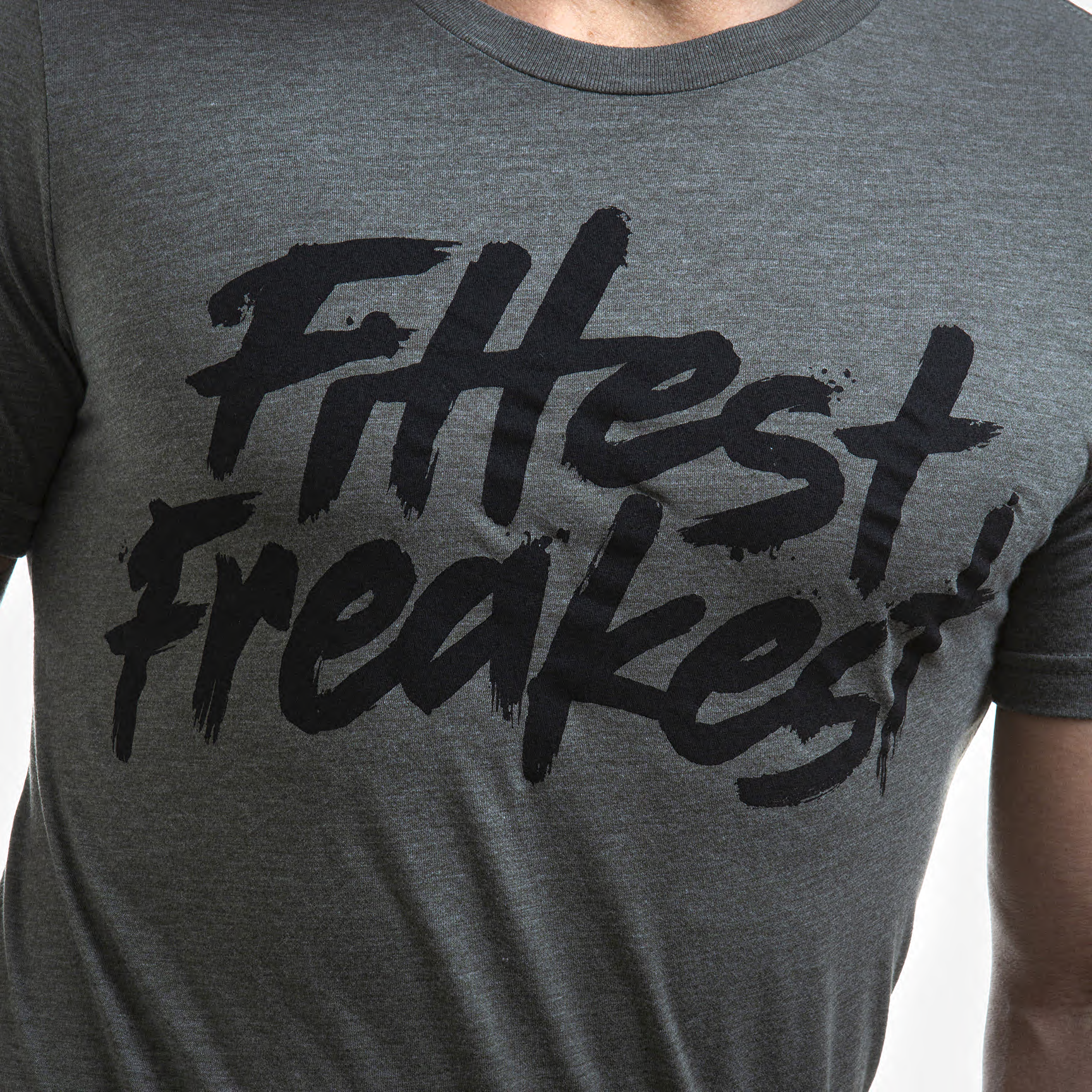 FITTEST FREAKEST T-SHIRT FFF-LOGO-TRAIN-GRN