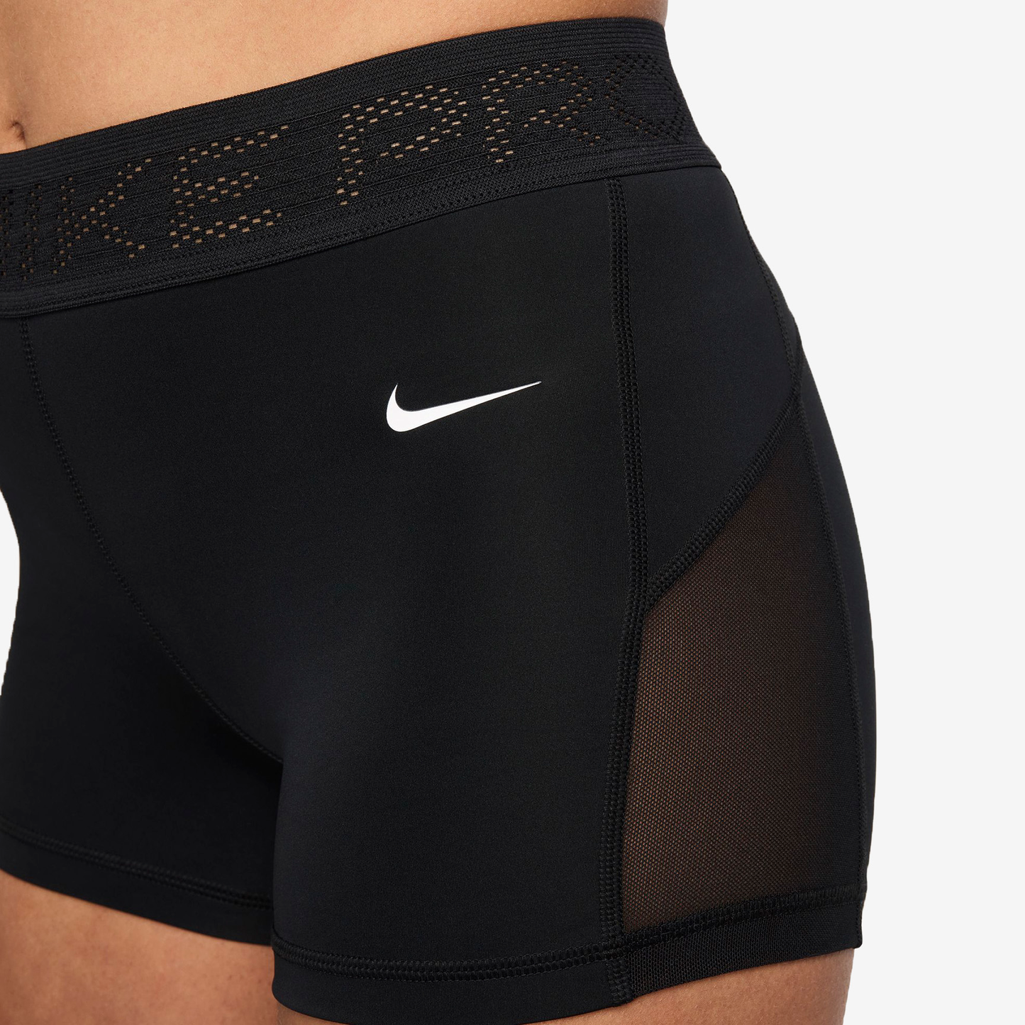 NIKE DRI-FIT MID WAIST SHORT - WOMEN FN3336-010