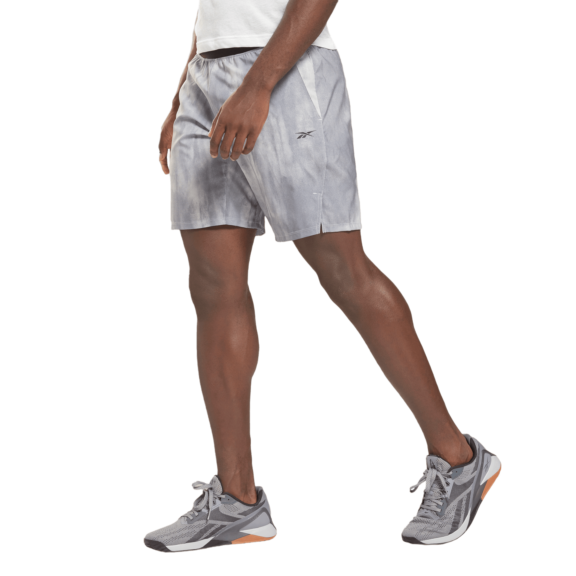 REEBOK EPIC LIGHTWEIGHT PRINTED TRAINING SHORTS BF007-GS6587