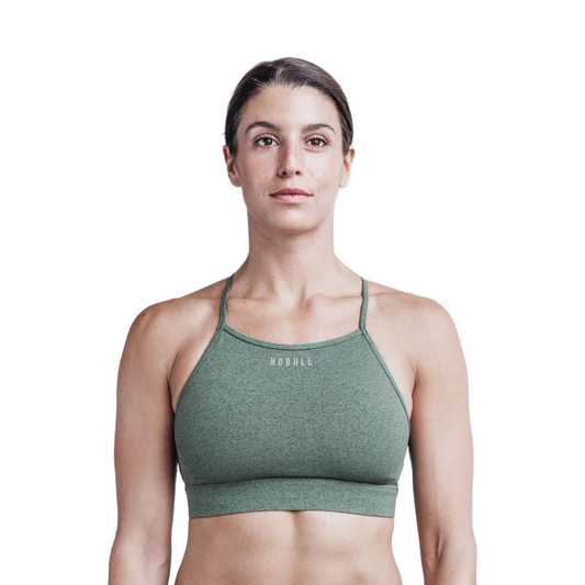 NOBULL High-Neck Top - Low Impact WHIGHNBRA-BLMHT