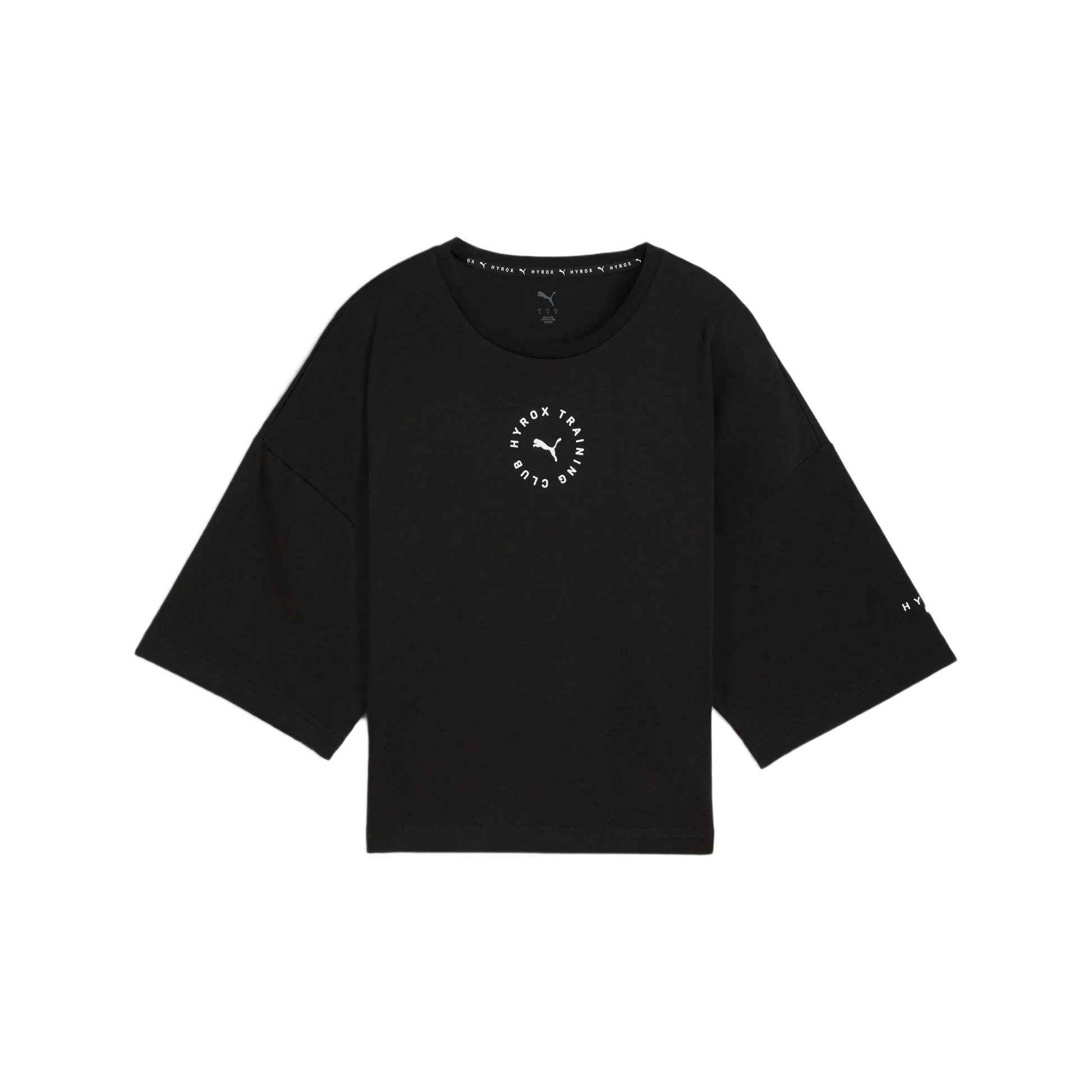 PUMA x HYROX CROPPED LIFESTYLE T-Shirt PUM-527639-BLACK