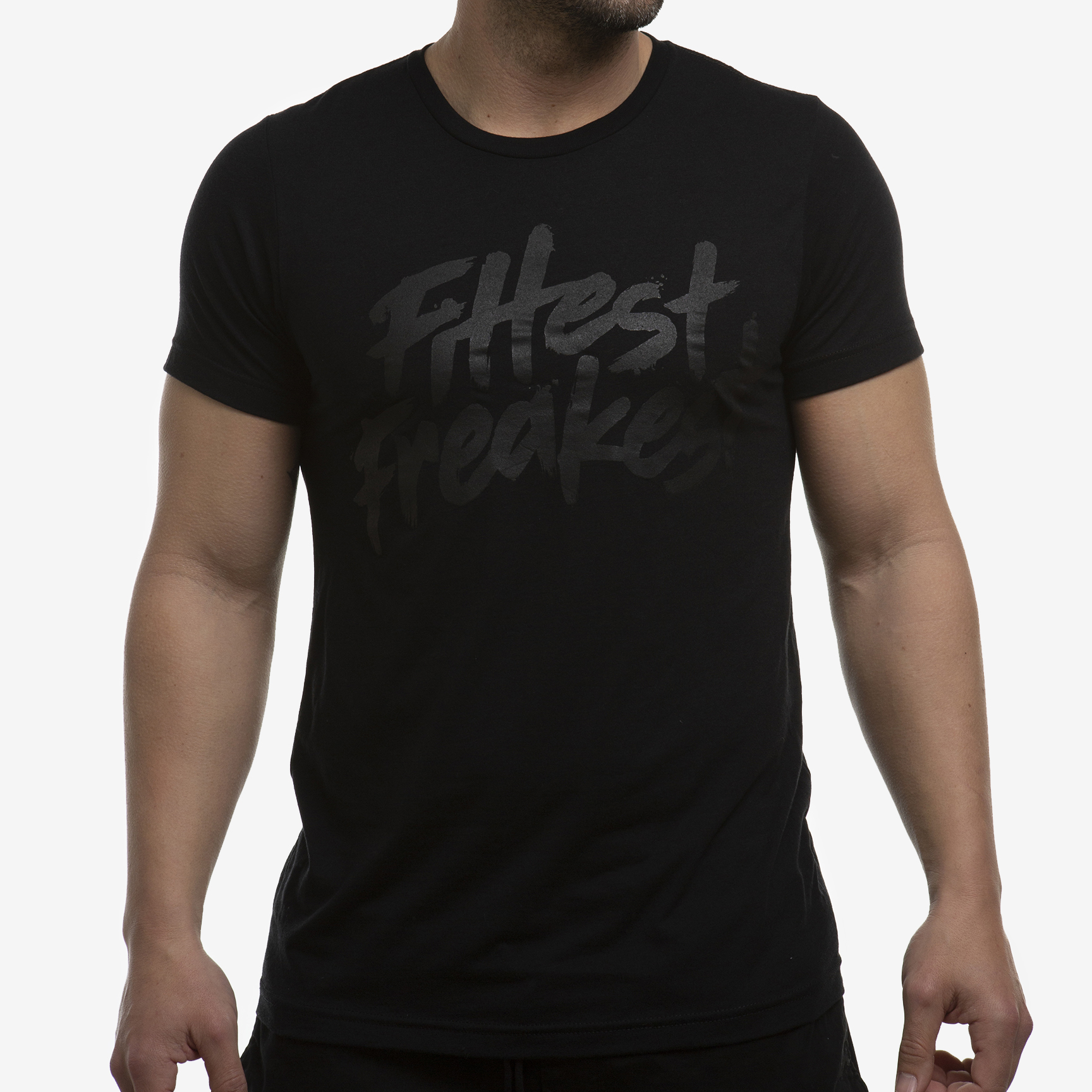 FITTEST FREAKEST T-SHIRT FFF-LOGO-TRAIN-BLK