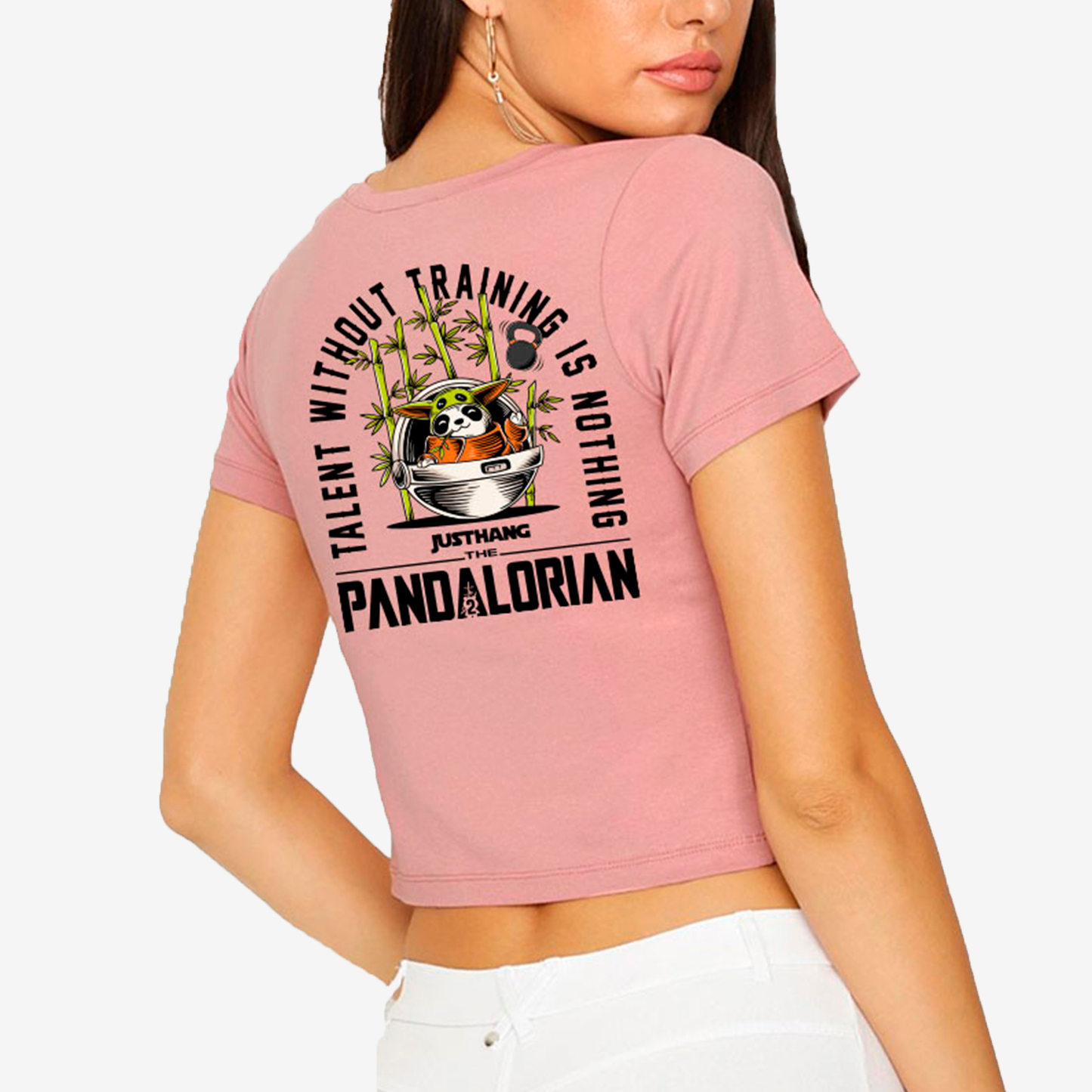 JUSTHANG OVERSIZE CROP TOP 