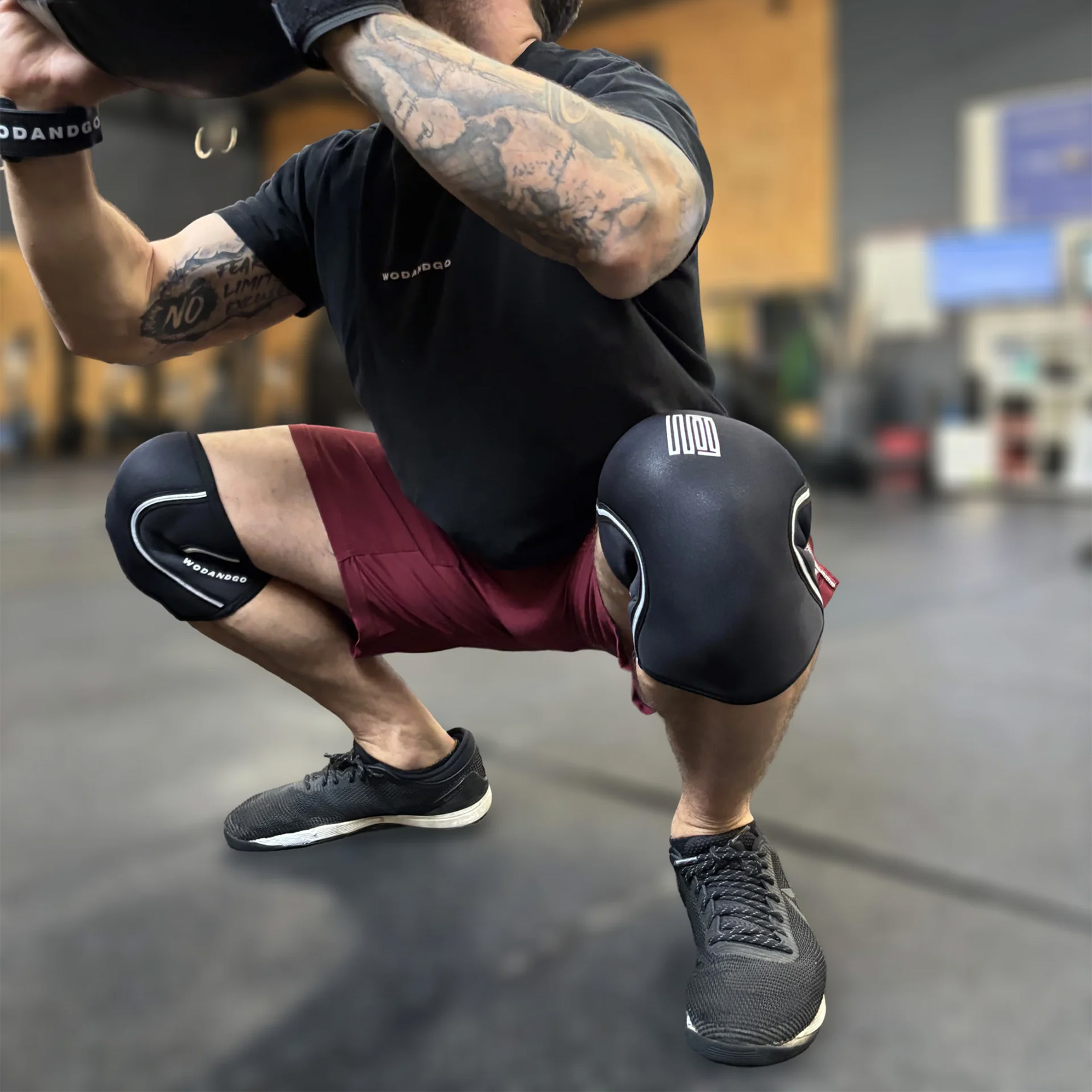 WODANDGO BEST EDITION 5mm Knee Sleeves WAGKNEE5-BLACK