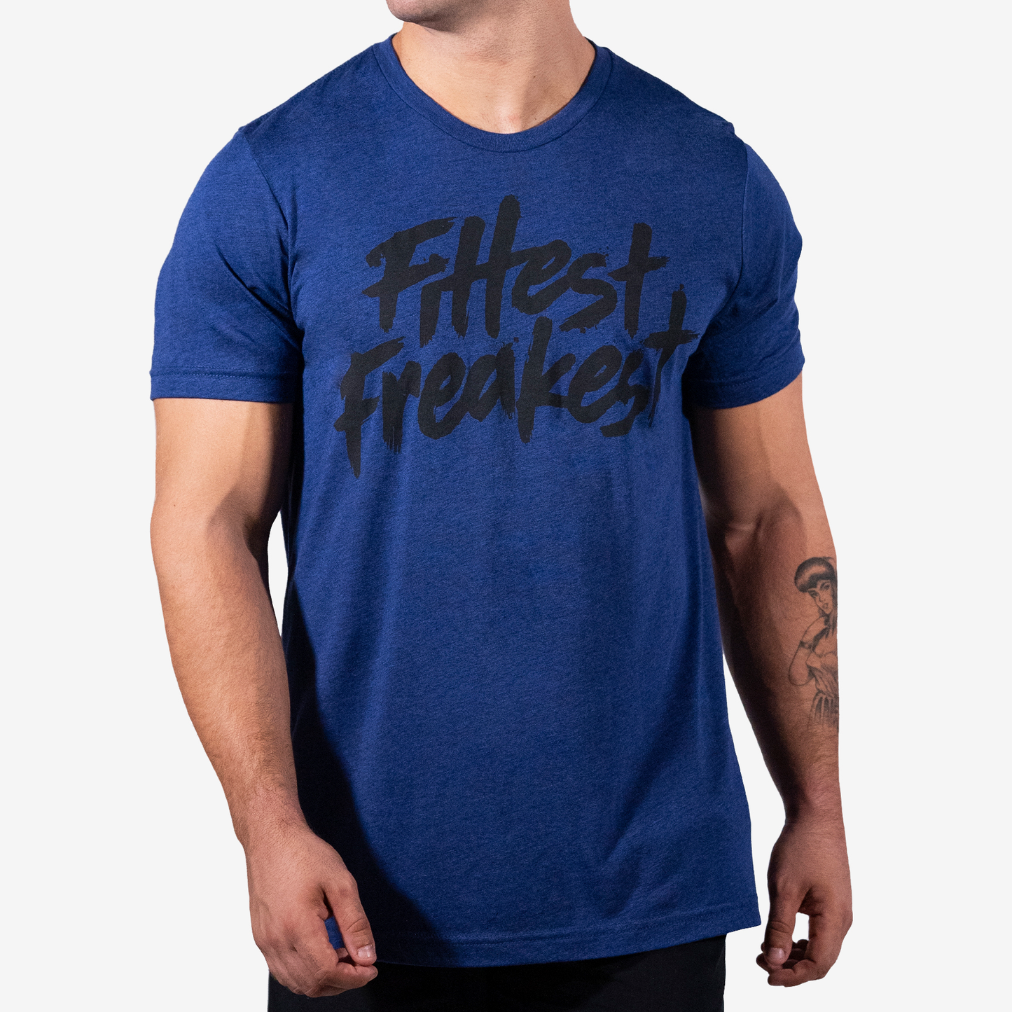 FITTEST FREAKEST T-SHIRT FF-LOGO-TRAIN-NAV