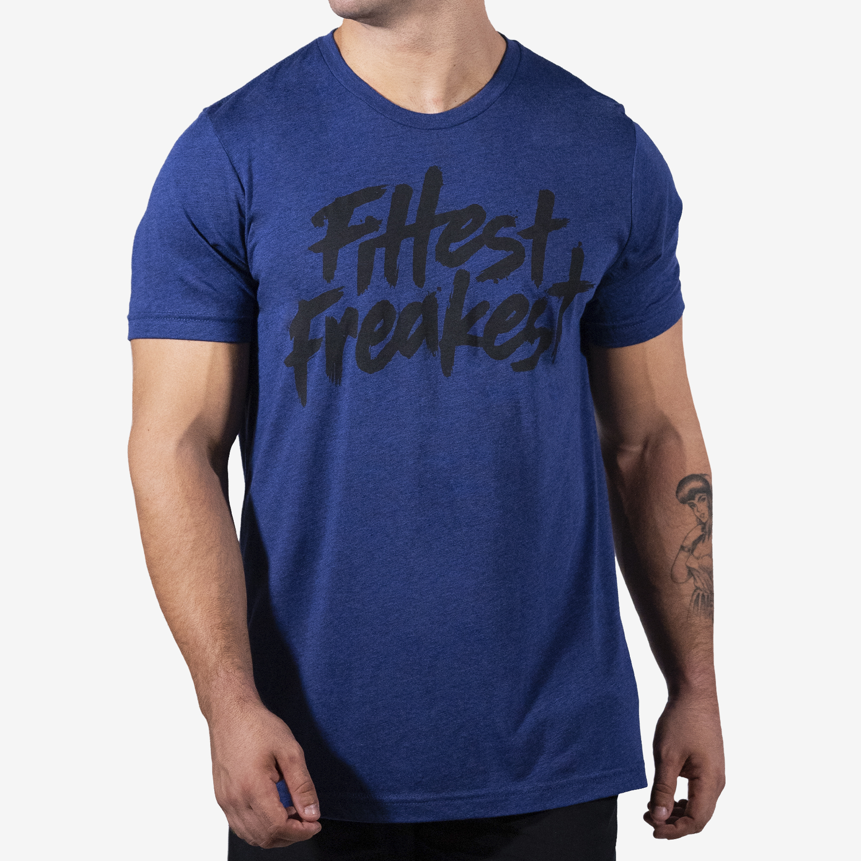 FITTEST FREAKEST T-SHIRT FF-LOGO-TRAIN-NAV