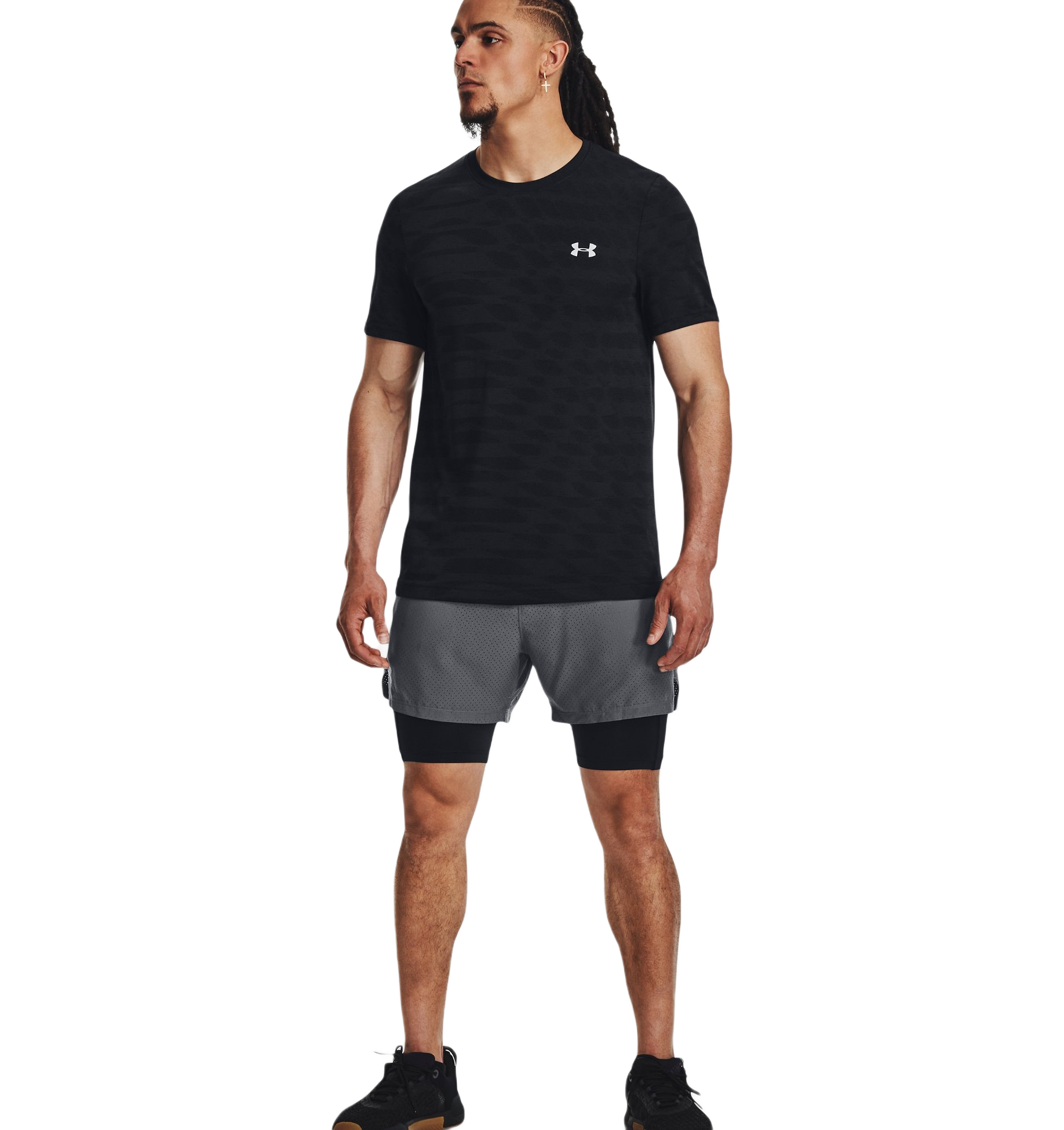 UA T-SHIRT RIPPLE 1379281-001