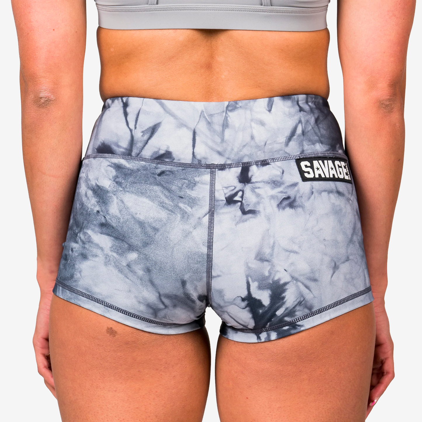 SAVAGE BARBELL TIE DYE SHORTS SAV-MSHORTS-TIEDYE-GRAY