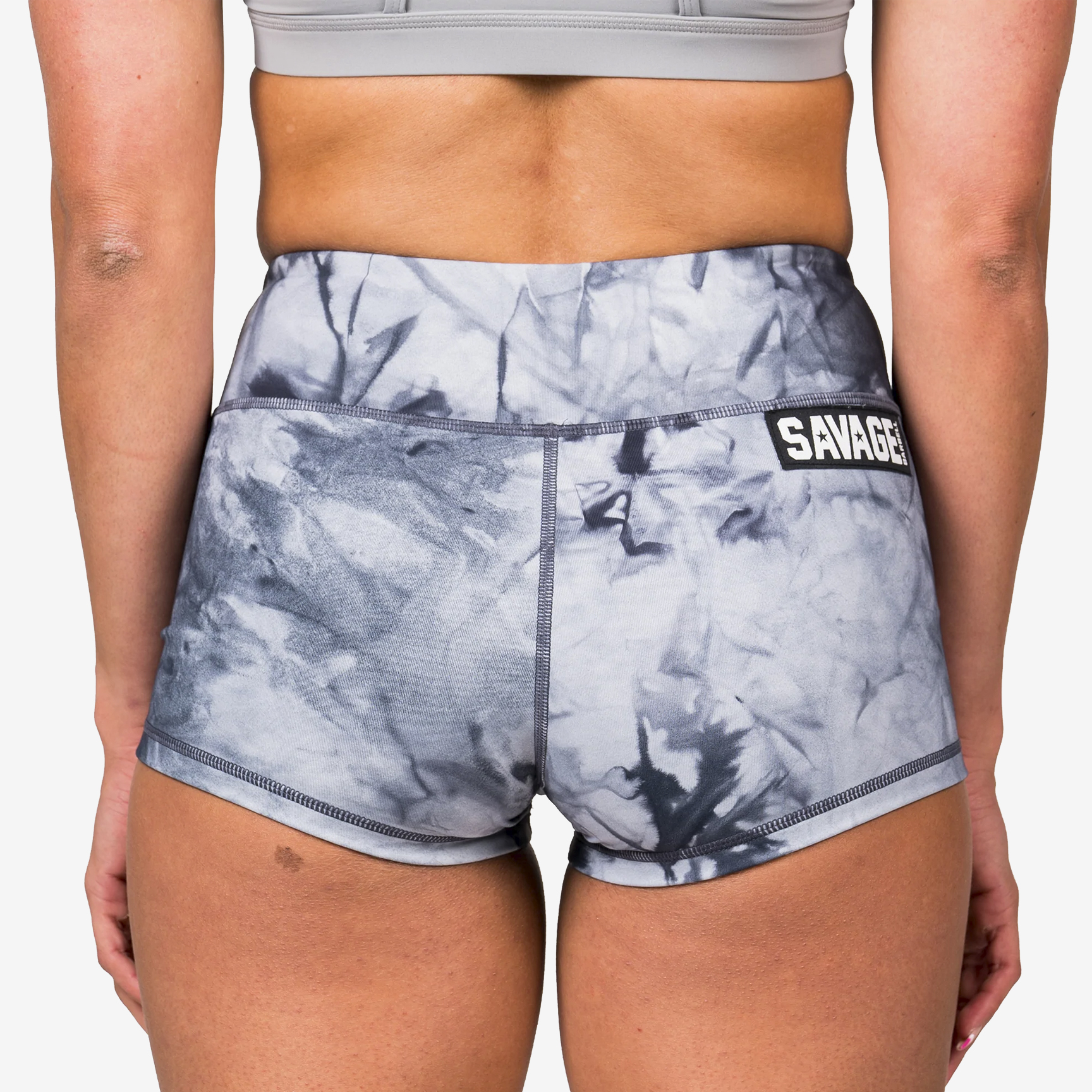 SAVAGE BARBELL TIE DYE SHORTS SAV-MSHORTS-TIEDYE-GRAY