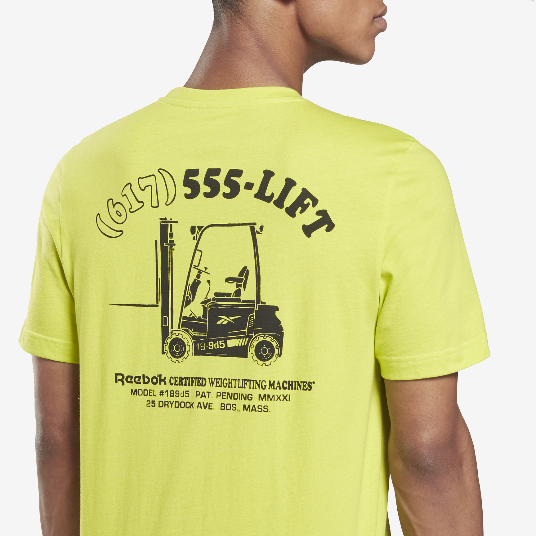 REEBOK WEIGHTLIFTING NOVELTY GRAPHIC T-SHIRT BG265-GT5703