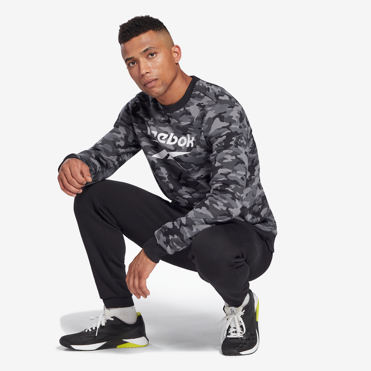 SUDADERA REEBOK ID CAMO CREW COL1E-HE8172