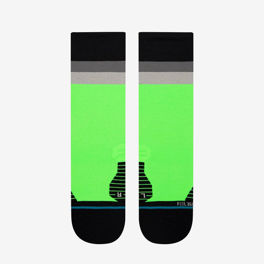 STANCE MAXED CREW SOCKS A448C22MAX-NEONGREEN