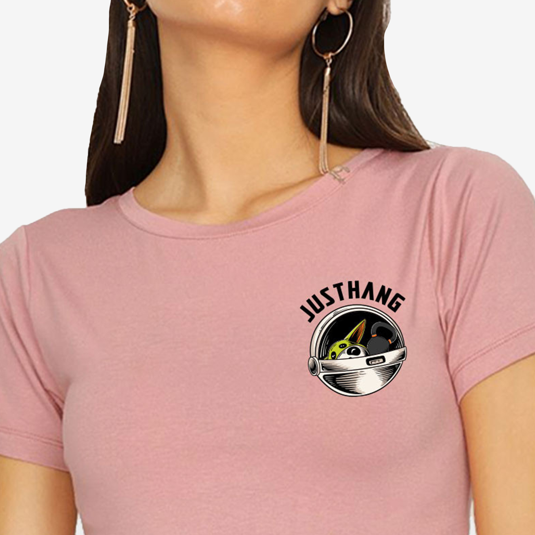 JUSTHANG OVERSIZE CROP TOP 