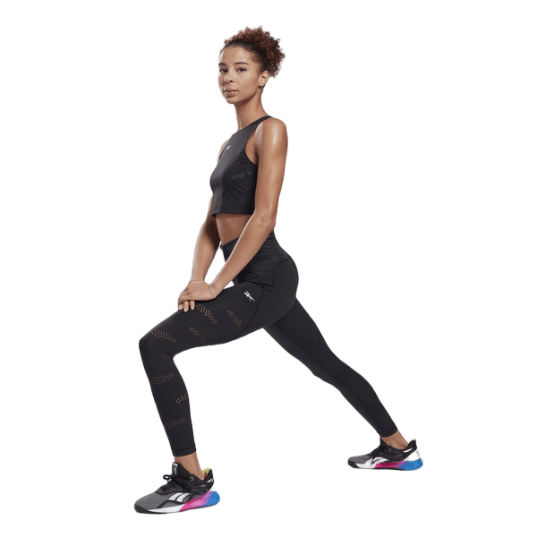 REEBOK LUX PERFORM HR PERFORATED LEGGINGS JIQ48-GL2621