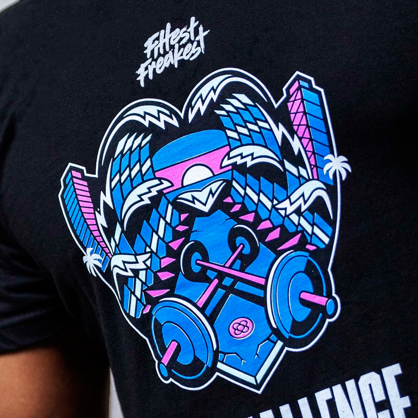 FITTEST FREAKEST CHALLENGE T-SHIRT FCH22TEE-BLK