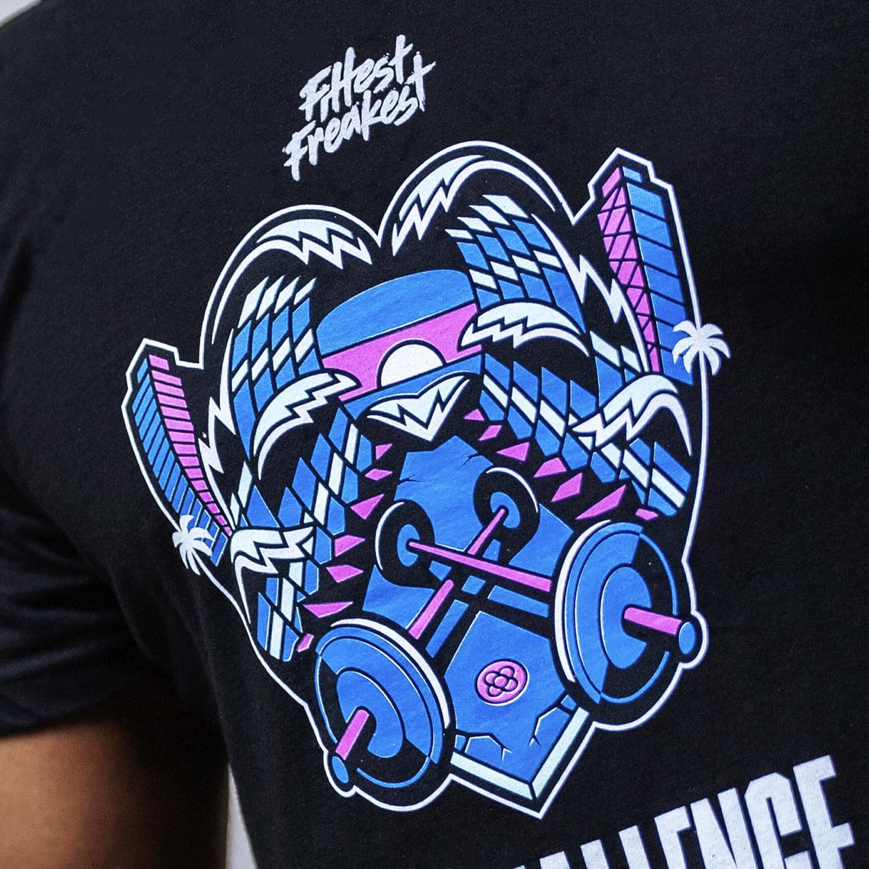 FITTEST FREAKEST CHALLENGE T-SHIRT FCH22TEE-BLK