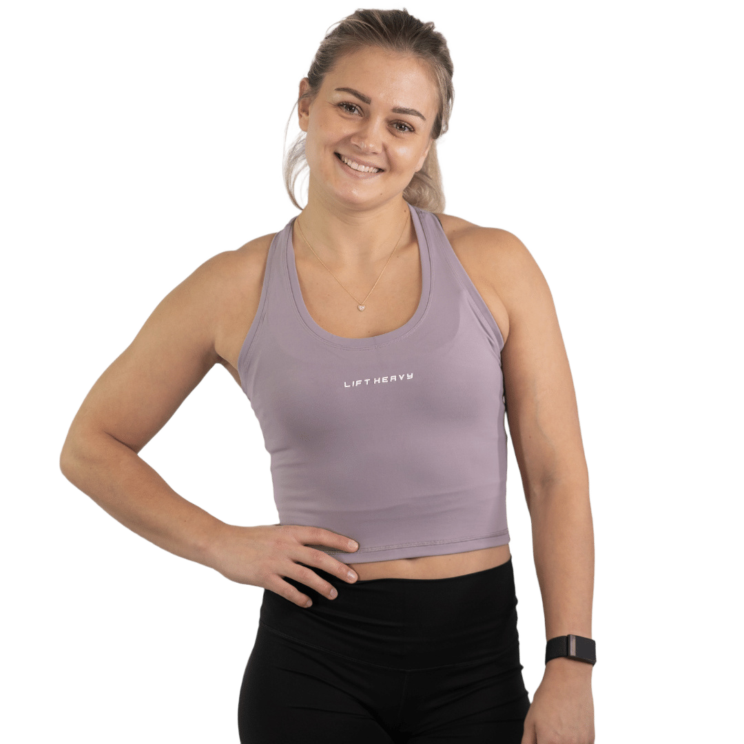 Lift Heavy Cropped Tank CROPPEDTANK-PINK