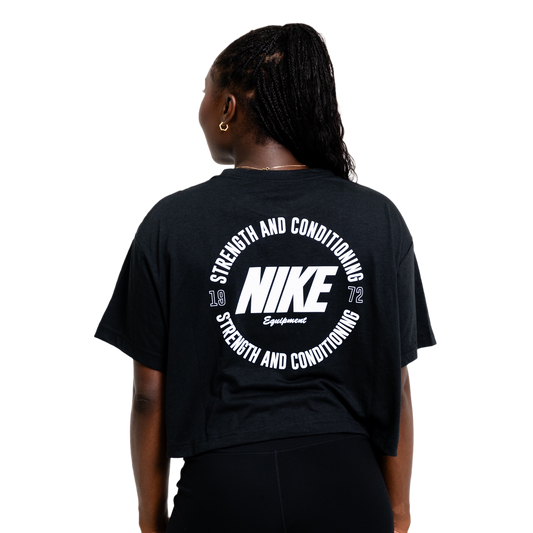 Nike Strength S&C Cropped Tee AWCT-Black