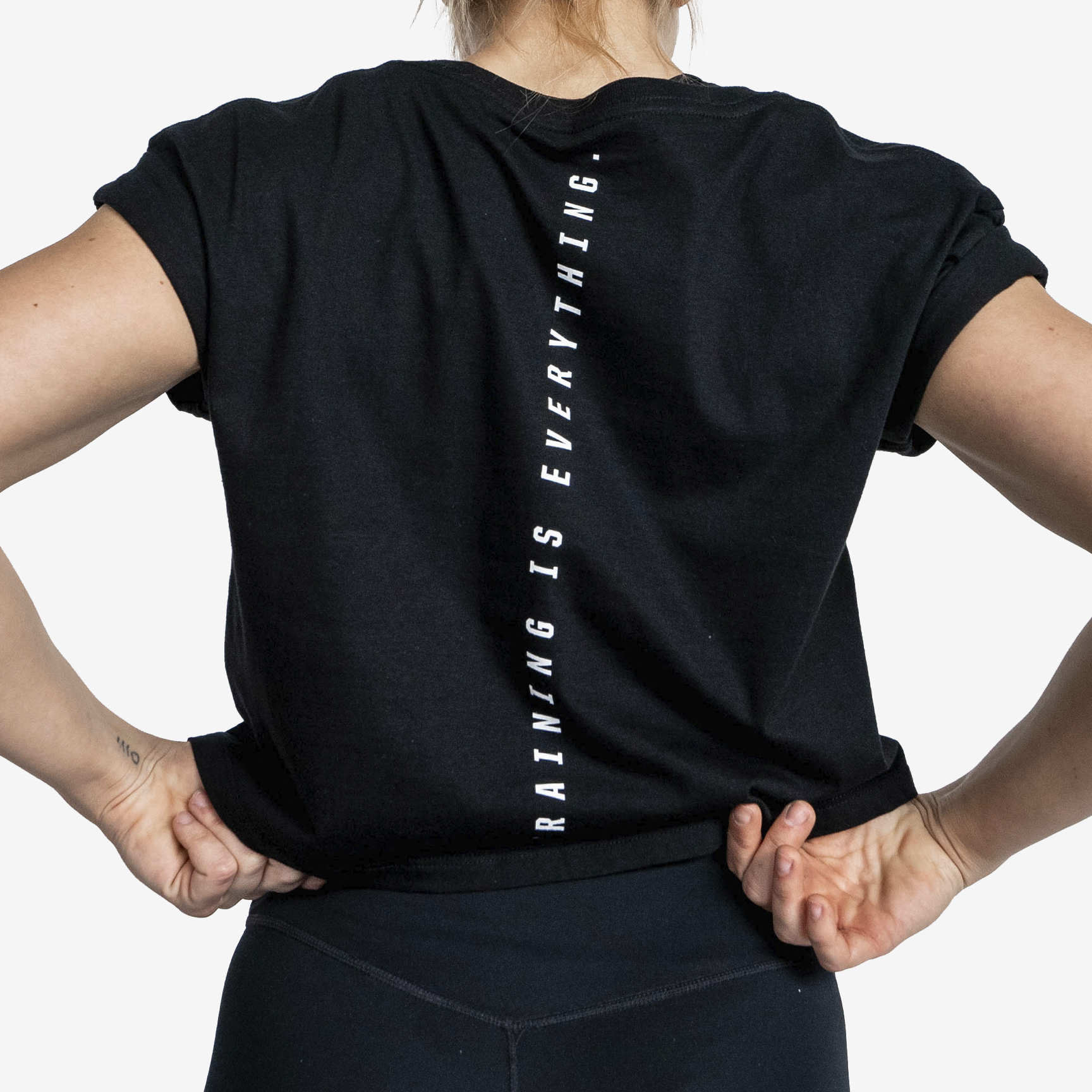 CROP TOP FITTEST FREAKEST FFCROP-BLK