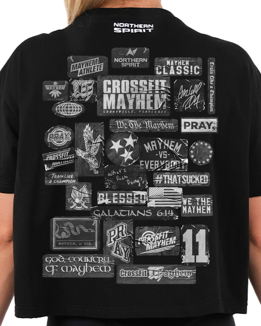 CROP TANK TOP MAYHEM COLLECTOR NS-MYHCL25-WT15-INK