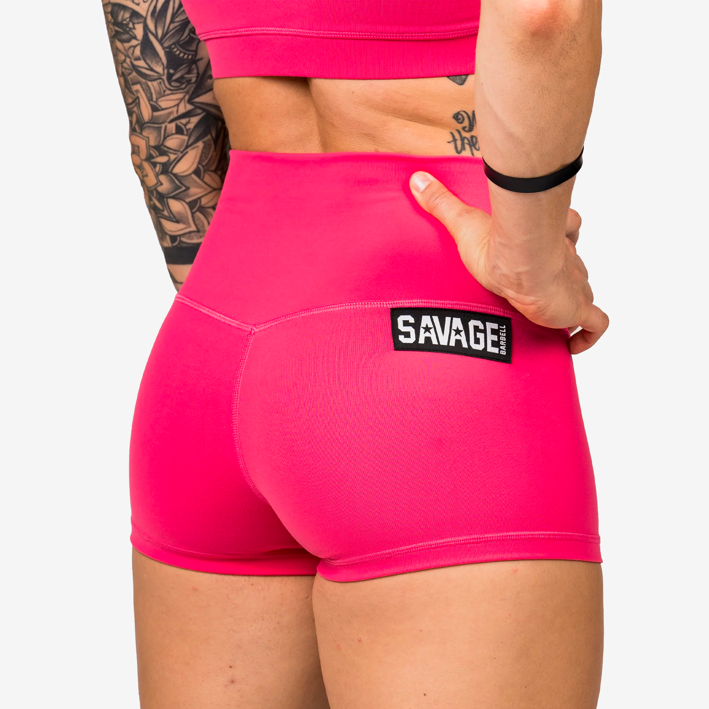 SAVAGE BARBELL STRAWBERRY SHORTS SAV-SHORTS-STRA-PINK