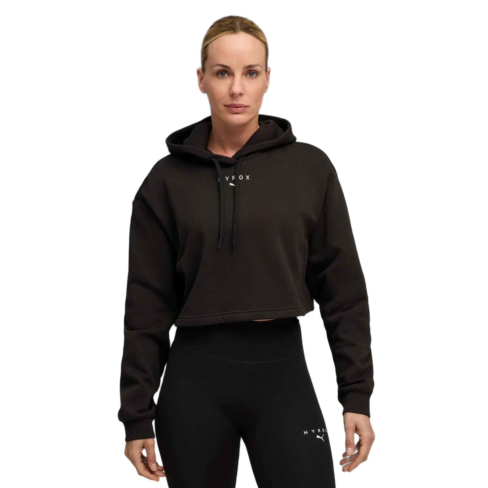 PUMA x HYROX HEAVYWEIGHT HOODIE PUM-527641-BLACK