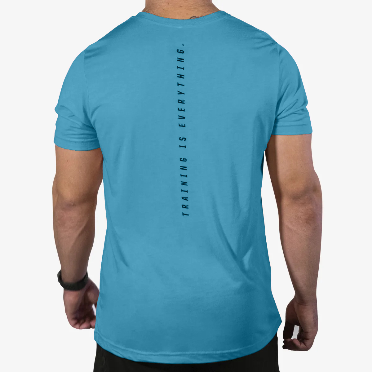 FITTEST FREAKEST T-SHIRT FFLOGOTRAIN-BABYBLUE