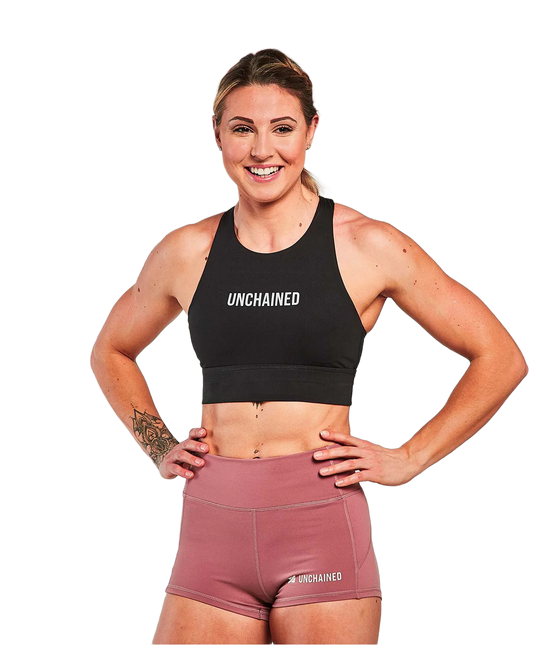 TOP UNCHAINED TEARDROP - MEDIUM IMPACT BRATEARD-BLACK