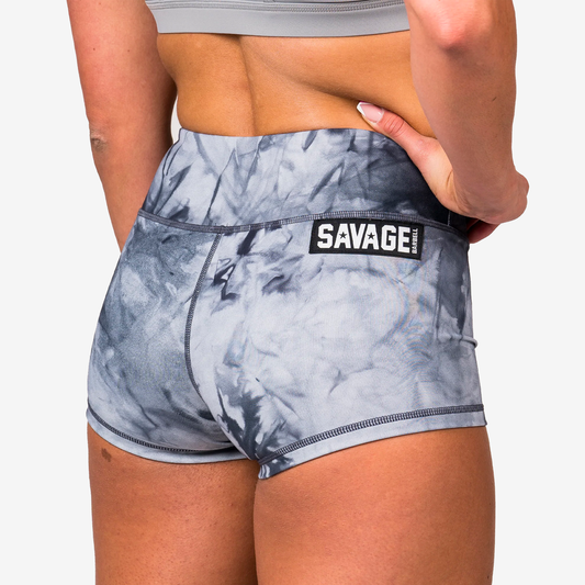 SAVAGE BARBELL TIE DYE SHORTS SAV-MSHORTS-TIEDYE-GRAY