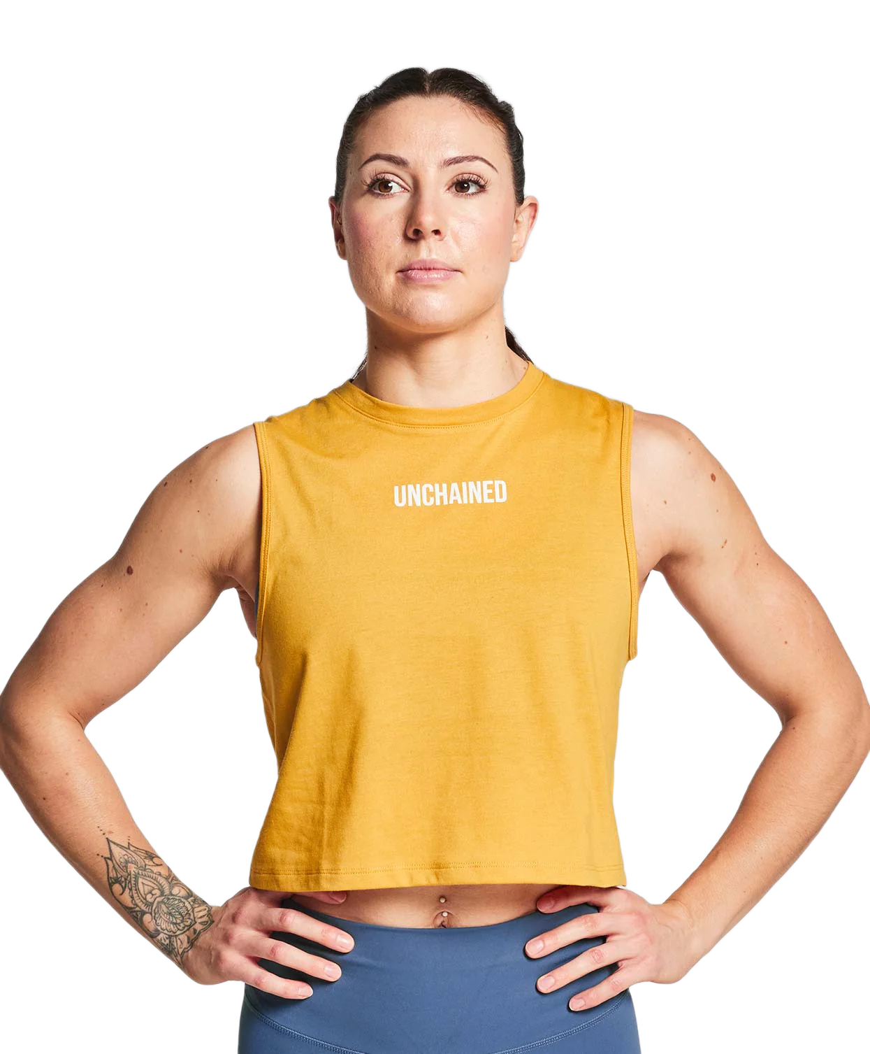 TANK TOP UNCHAINED SKIN MTANK-MUSTARD
