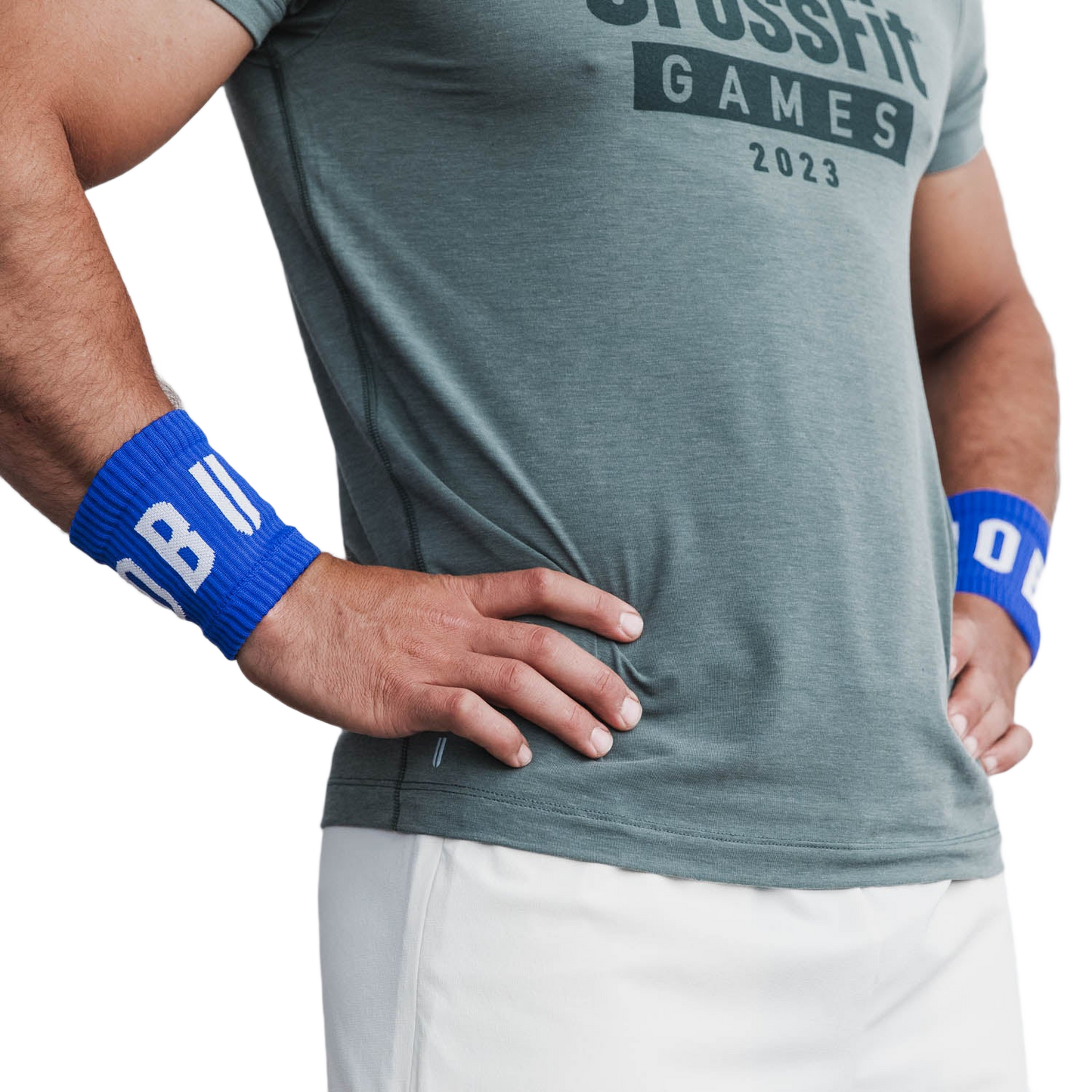 NOBULL Wrist Bands 4" NBWRIST4NEB-BLUE