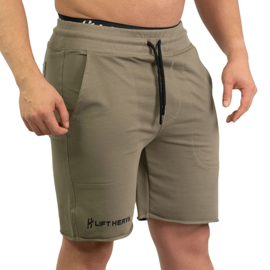Lift Heavy Cotton Sport Shorts COTTONSHORT-OLIVE