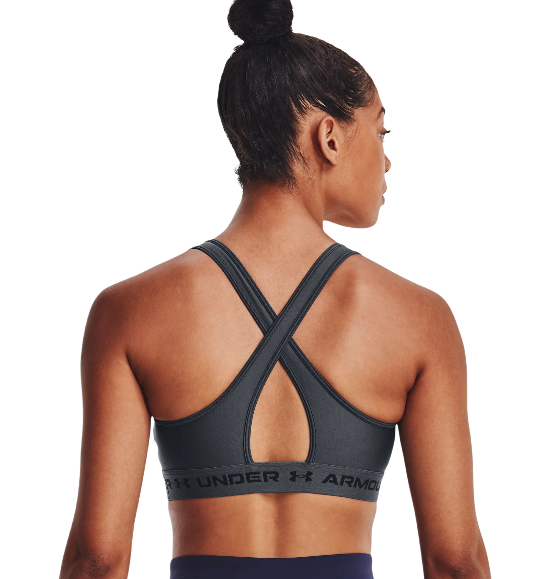 TOP UNDER ARMOUR MID CROSSBACK - MEDIUM IMPACT 1361034-012