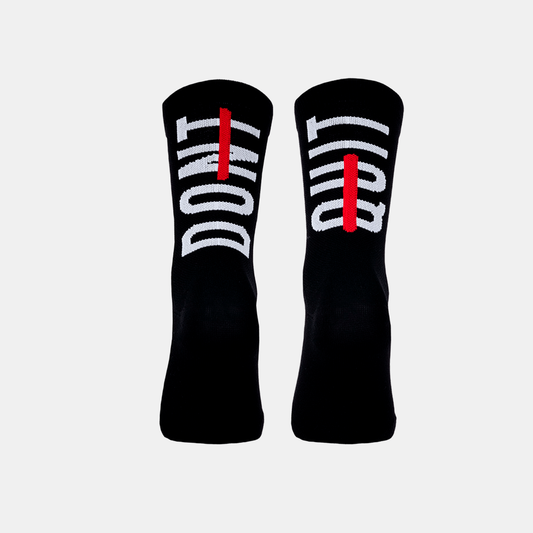 PACIFIC & CO DON'T QUIT SOCKS PAC-DONTQUIT-BLK