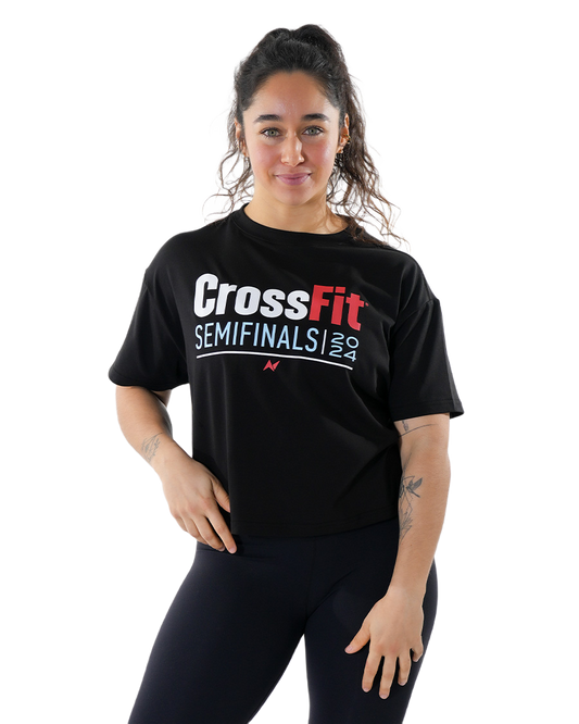 WOMEN'S OVERSIZED CROSSFIT® 2024 T-SHIRT NS-SF24-WT15-INK-WCC